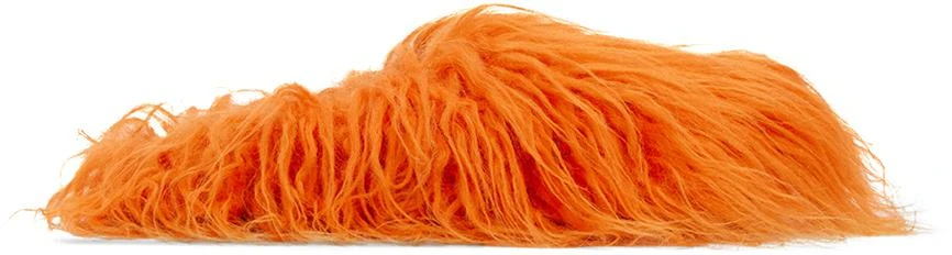 商品Marni|SSENSE Exclusive Orange Fussbett Sabot Loafers,价格¥4315,第1张图片