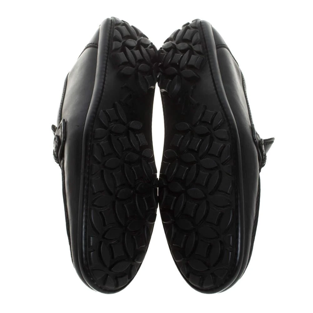 Louis Vuitton Black Leather Slip On Loafers Size 42.5 商品