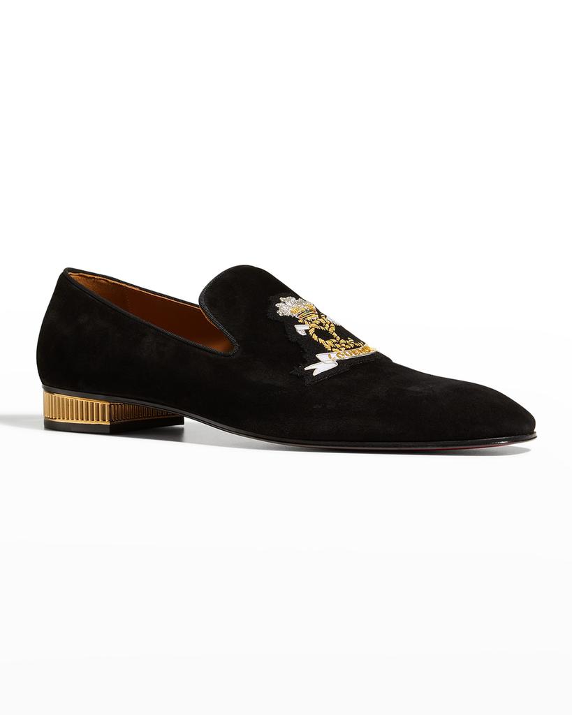 Men's Colonnaki Cruise Flat Logo Crest Loafers商品第2张图片规格展示