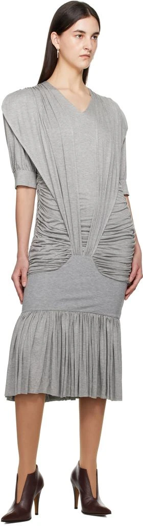 商品Nicklas Skovgaard|Gray Amanda Midi Dress,价格¥1992,第4张图片详细描述