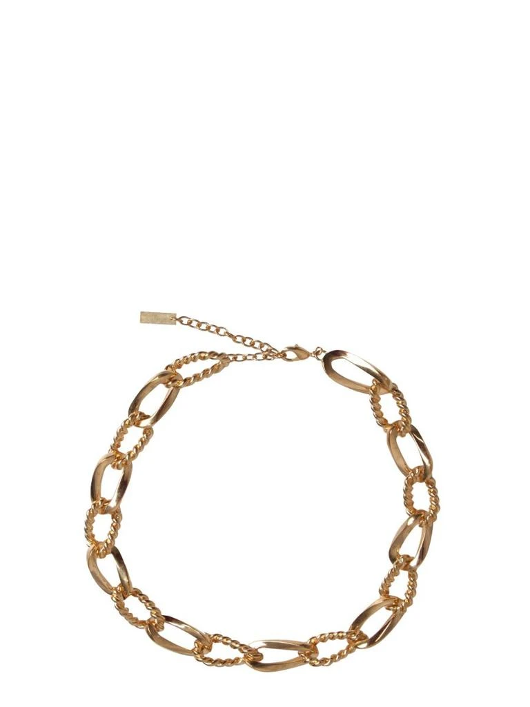 商品Yves Saint Laurent|Saint Laurent Logo Detailed Chain-Link Necklace,价格¥3583,第2张图片详细描述