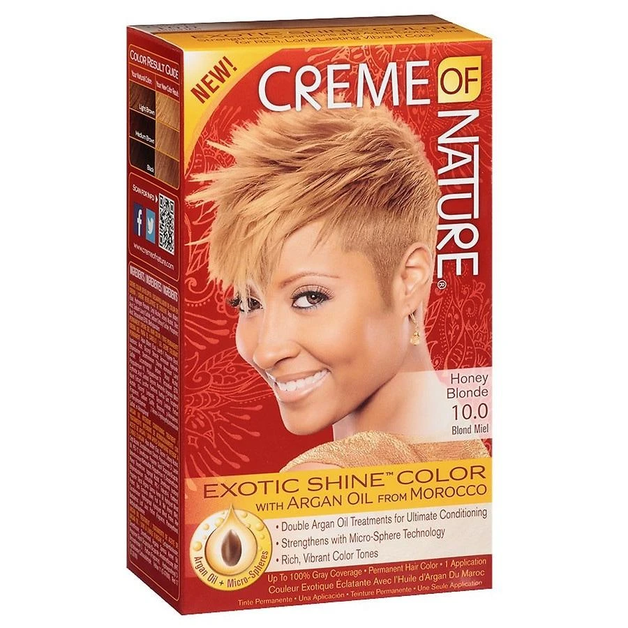 商品Creme Of Nature|Argan Oil Exotic Shine Permanent Hair Color,价格¥76,第1张图片详细描述