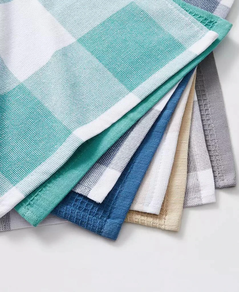 商品Blue Loom|Jackson Plaid Waffle Weave Kitchen Towel, Set of 4,价格¥160,第4张图片详细描述