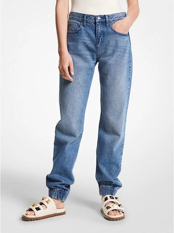 商品Michael Kors|Boyfriend Denim Joggers,价格¥368,第1张图片