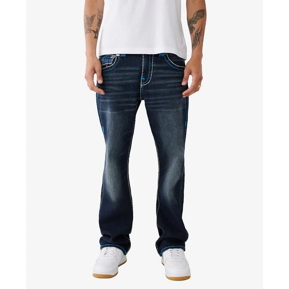 商品True Religion|Men's Billy Flap Super T Bootcut Jeans,价格¥1088,第2张图片详细描述