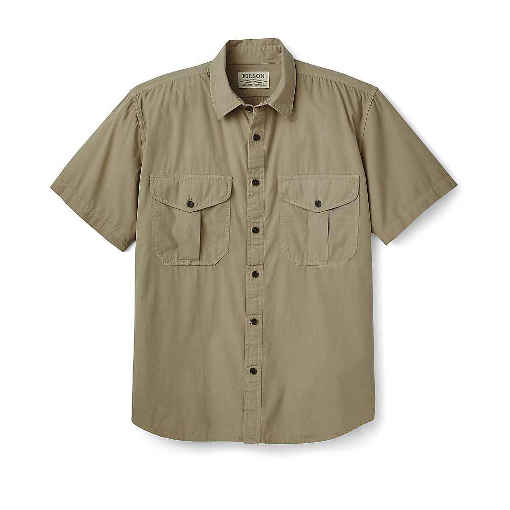 商品Filson|Men's Washed SS Feather Cloth Shirt,价格¥339,第1张图片