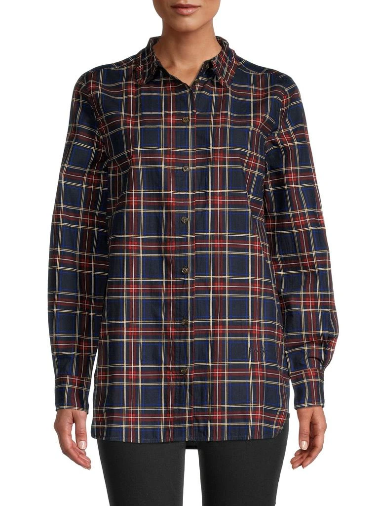 商品Ganni|Plaid Shirt,价格¥300,第1张图片