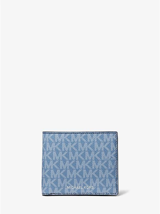 商品Michael Kors|Greyson Logo Billfold Wallet With Coin Pocket,价格¥1016,第1张图片