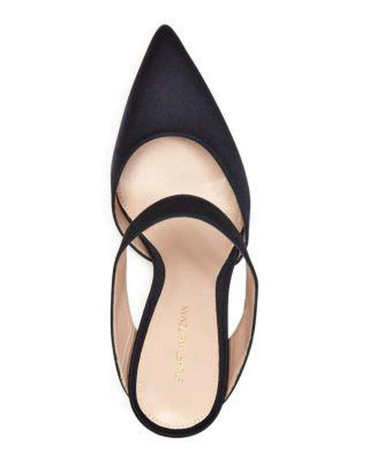 商品Stuart Weitzman|Women's Eventually Satin Pointed Toe High-Heel Mules ,价格¥1611,第3张图片详细描述
