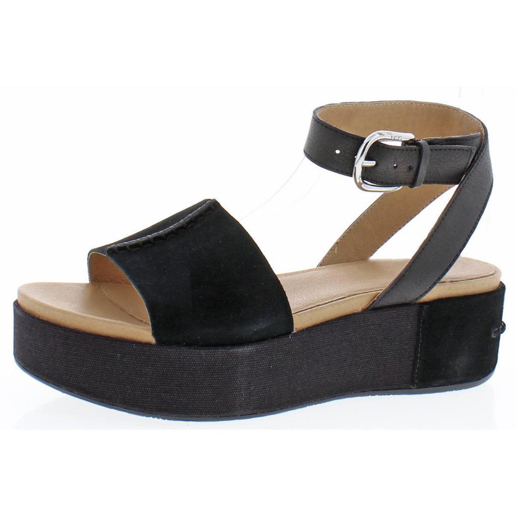 商品UGG|Ugg Womens Chapala Leather Ankle Platform Sandals,价格¥626,第1张图片