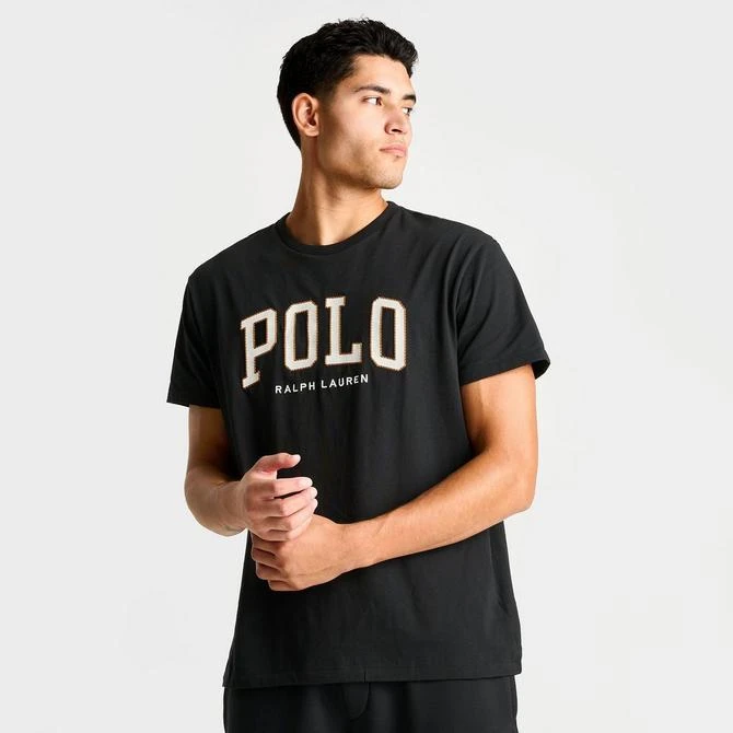 商品Ralph Lauren|Men's Polo Ralph Lauren Varsity Logo Jersey T-Shirt,价格¥372,第3张图片详细描述