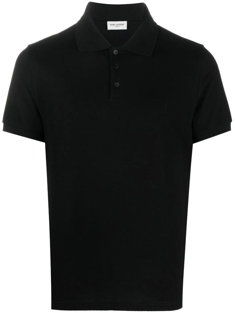 商品Yves Saint Laurent|Saint Laurent  T-shirts and Polos Black,价格¥1662,第1张图片