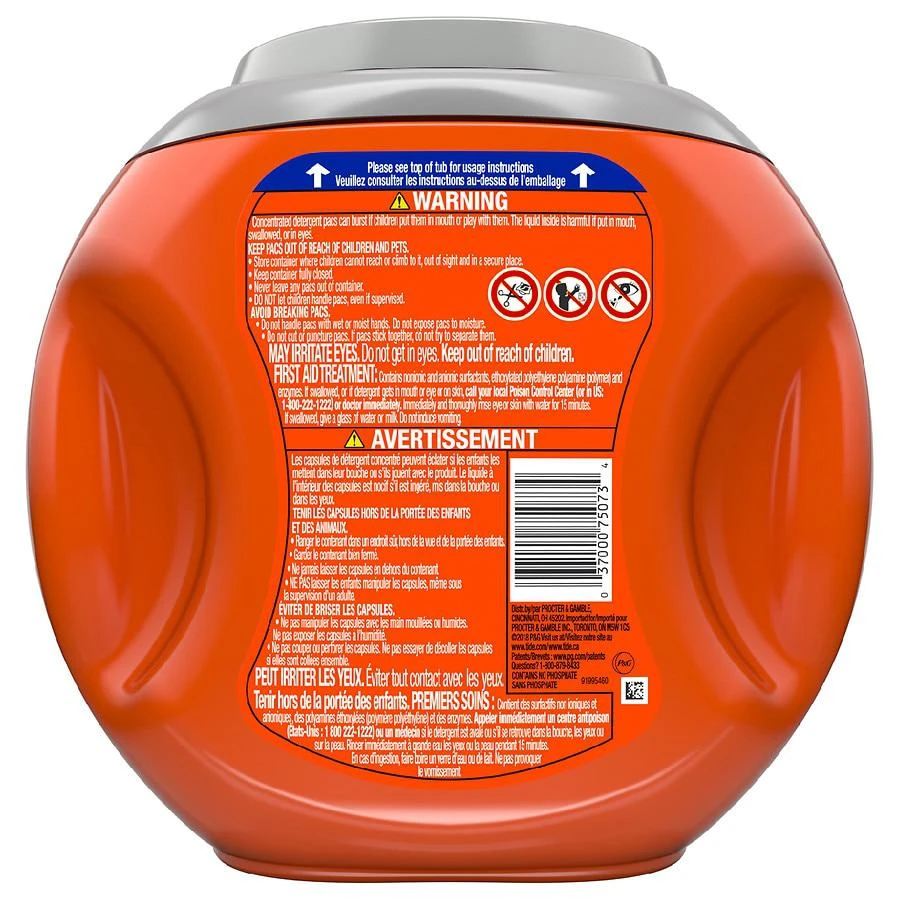 商品Tide|PODS Ultra Oxi Liquid Laundry Detergent Pacs,价格¥97,第2张图片详细描述