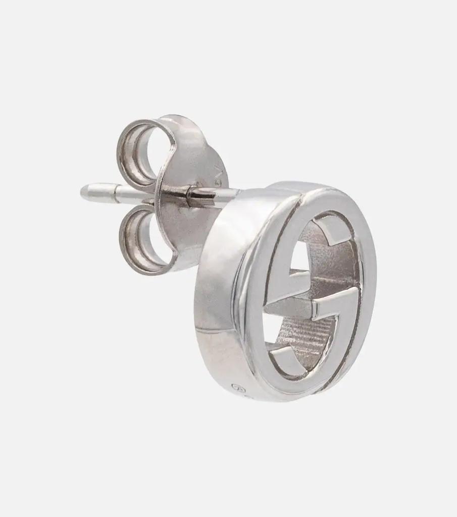 商品Gucci|Interlocking G sterling silver earrings,价格¥1861,第4张图片详细描述