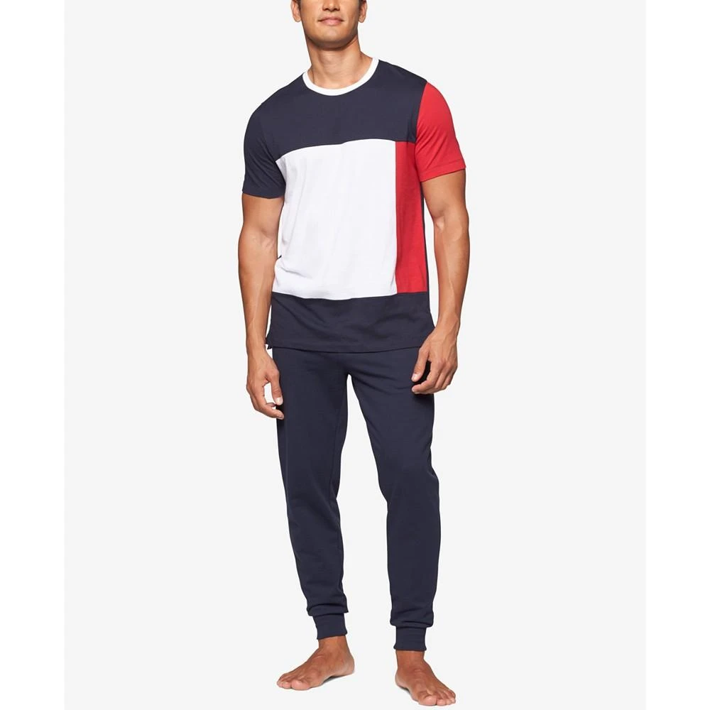 商品Tommy Hilfiger|Men's Modern Essentials Colorblocked Cotton T-Shirt,价格¥85,第1张图片