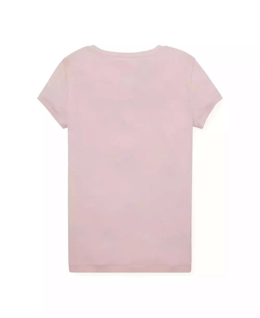 商品Ralph Lauren|Big Girls Cotton Jersey V-Neck T-shirt,价格¥224,第2张图片详细描述