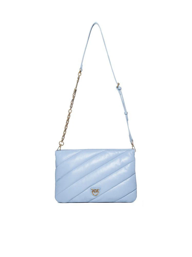 商品PINKO|Pinko Twins Logo Plaque Quilted Medium Shoulder Bag,价格¥1669,第1张图片
