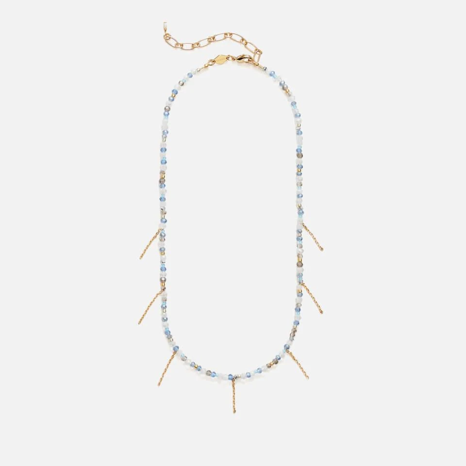 商品Anni Lu|Anni Lu Silver Lining 18-Karat Gold-Plated Beaded Necklace,价格¥401,第1张图片