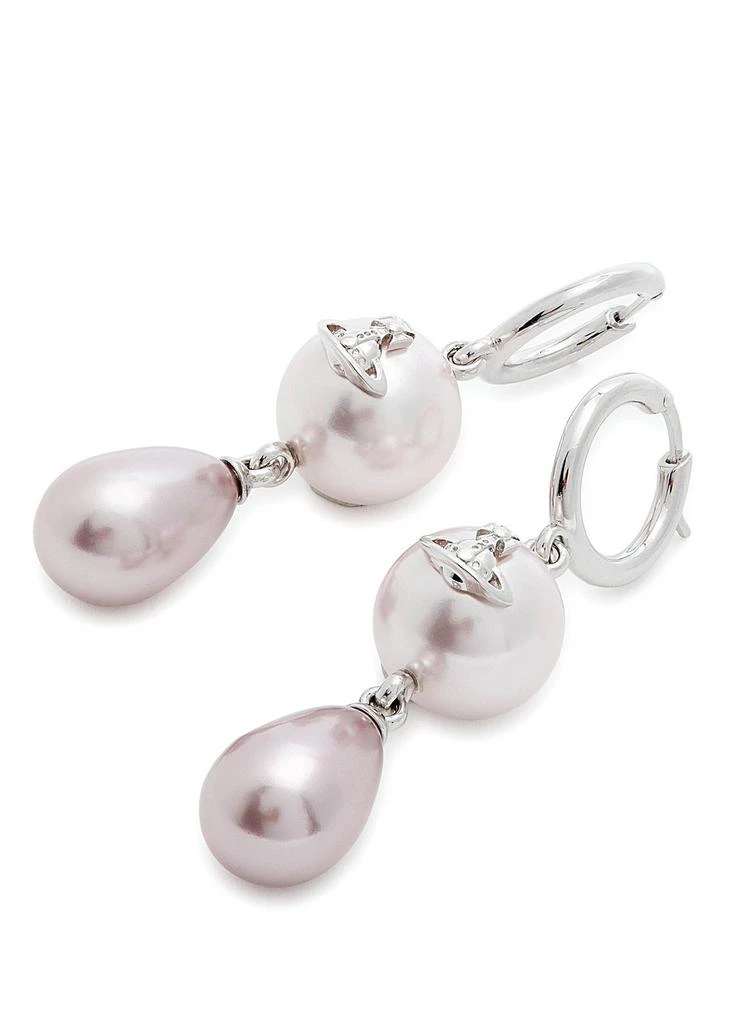 商品Vivienne Westwood|Martha faux pearl-embellished drop earrings,价格¥1504,第3张图片详细描述
