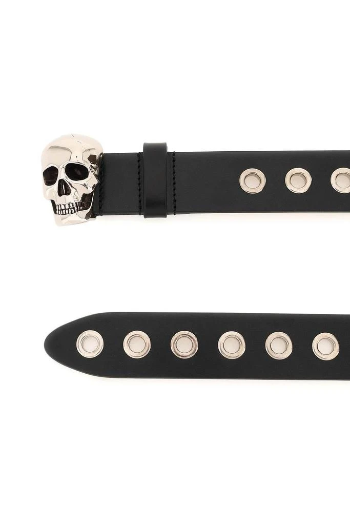 商品Alexander McQueen|SKULL 3D LEATHER BELT,价格¥2838,第2张图片详细描述