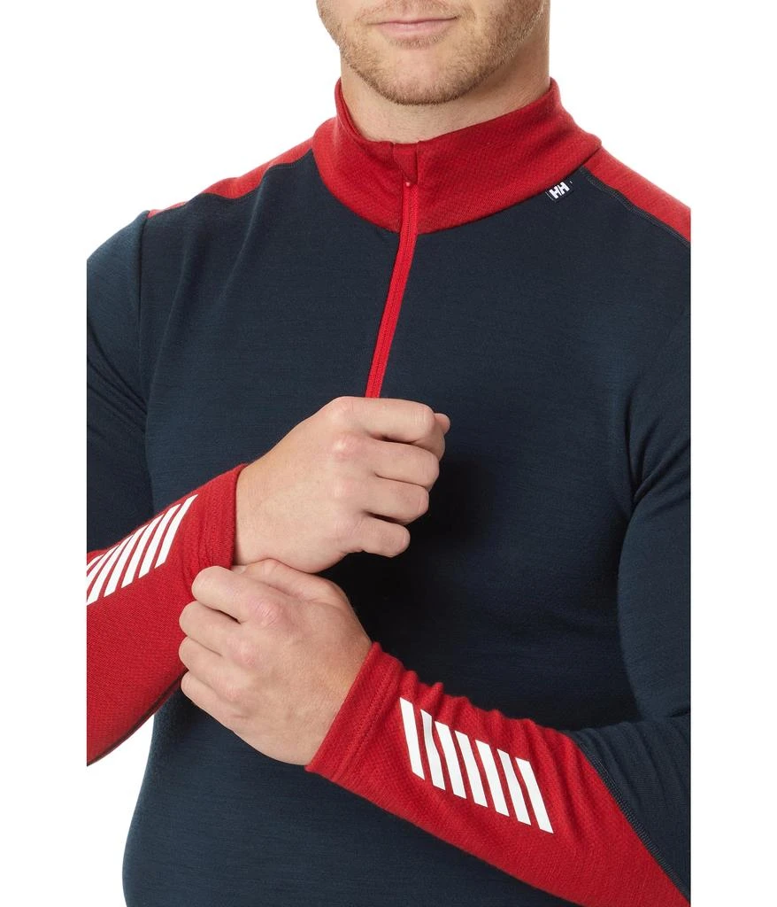 商品Helly Hansen|Lifa Merino Midweight 1/2 Zip,价格¥751,第3张图片详细描述