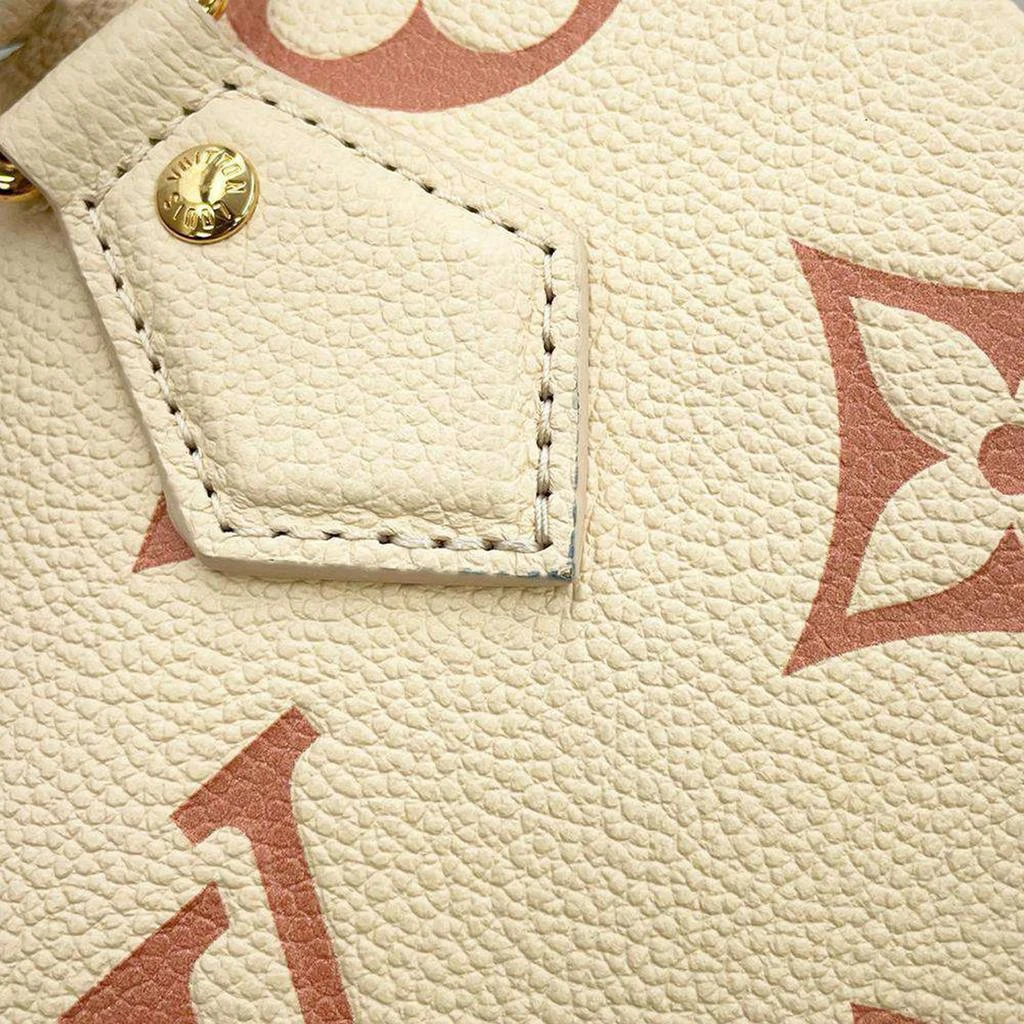 商品[二手商品] Louis Vuitton|Louis Vuitton Cream/Pink Monogram Empreinte Leather Speedy Bandouliere 20 Bag,价格¥18968,第4张图片详细描述