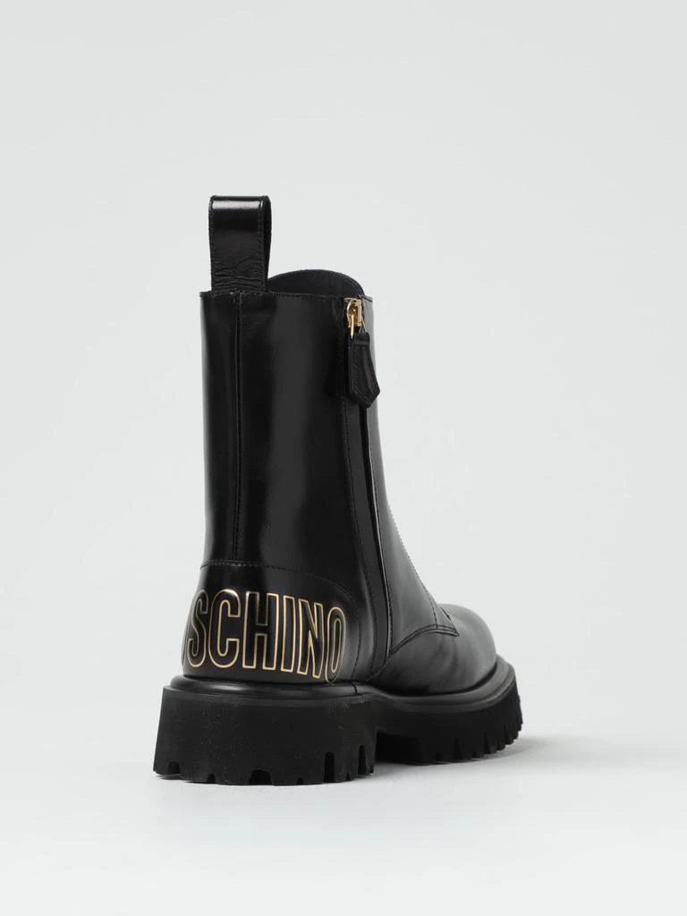 商品Moschino|Moschino Couture leather ankle boots with zip,价格¥4921,第3张图片详细描述