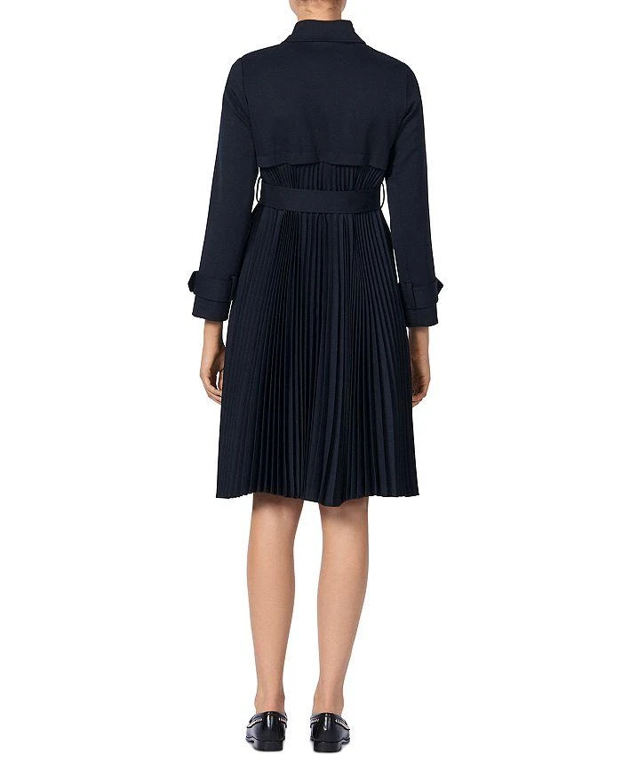 商品Sandro|Pleat-Back Trench Coat,价格¥6062,第2张图片详细描述