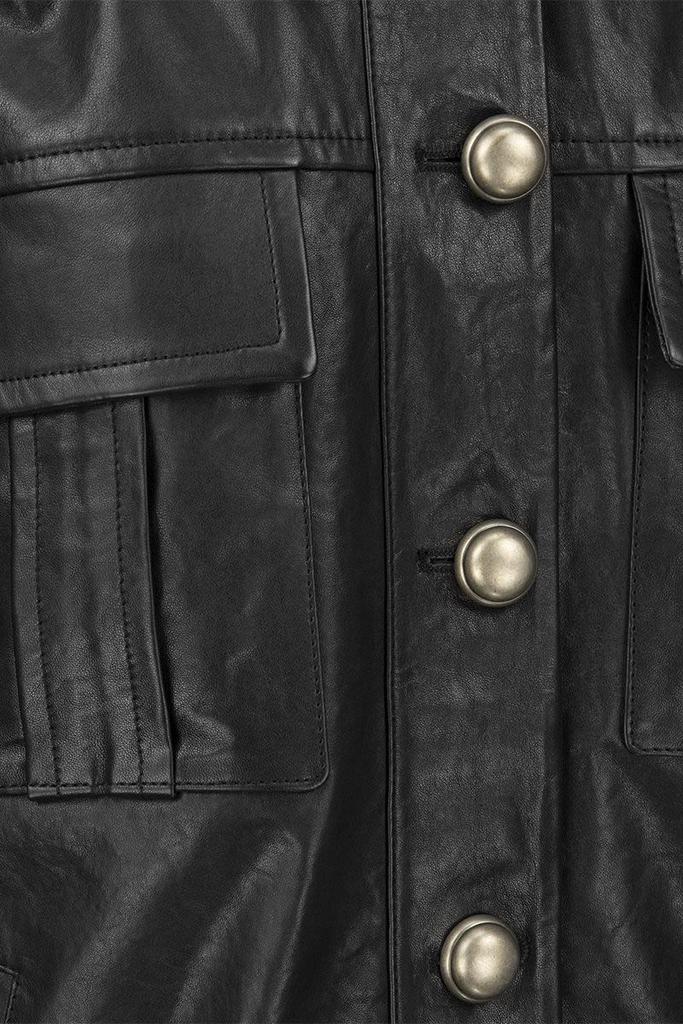 SPORTMAX BETA - Nappa leather over jacket商品第4张图片规格展示