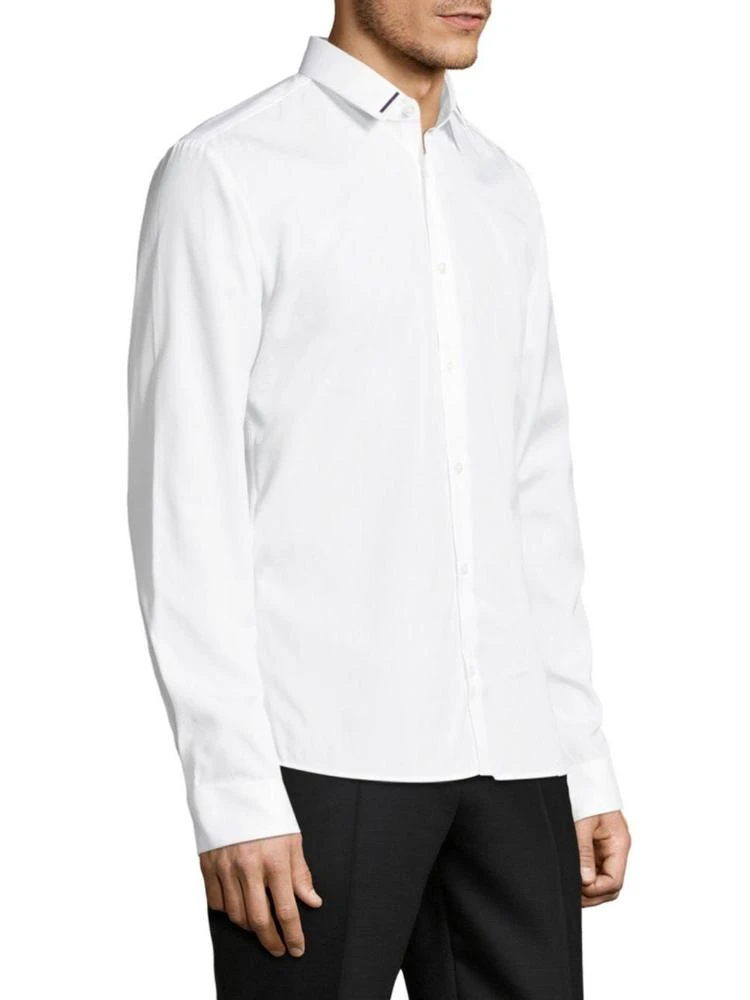 商品Hugo Boss|Long Sleeve Cotton Shirt,价格¥871,第3张图片详细描述