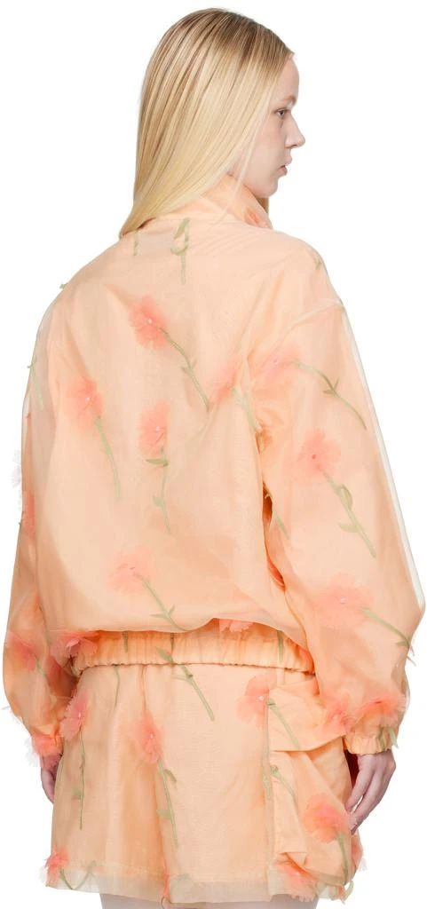 商品Simone Rocha|Pink Carnation Organza Cagoule Jacket,价格¥18117,第3张图片详细描述