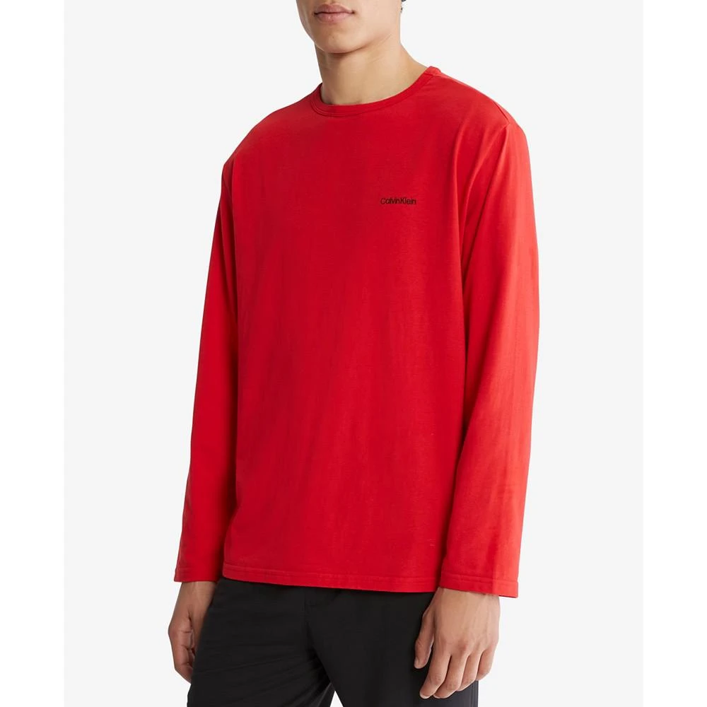 商品Calvin Klein|Men's Long-Sleeve Crewneck Stretch Shirt,价格¥152,第1张图片