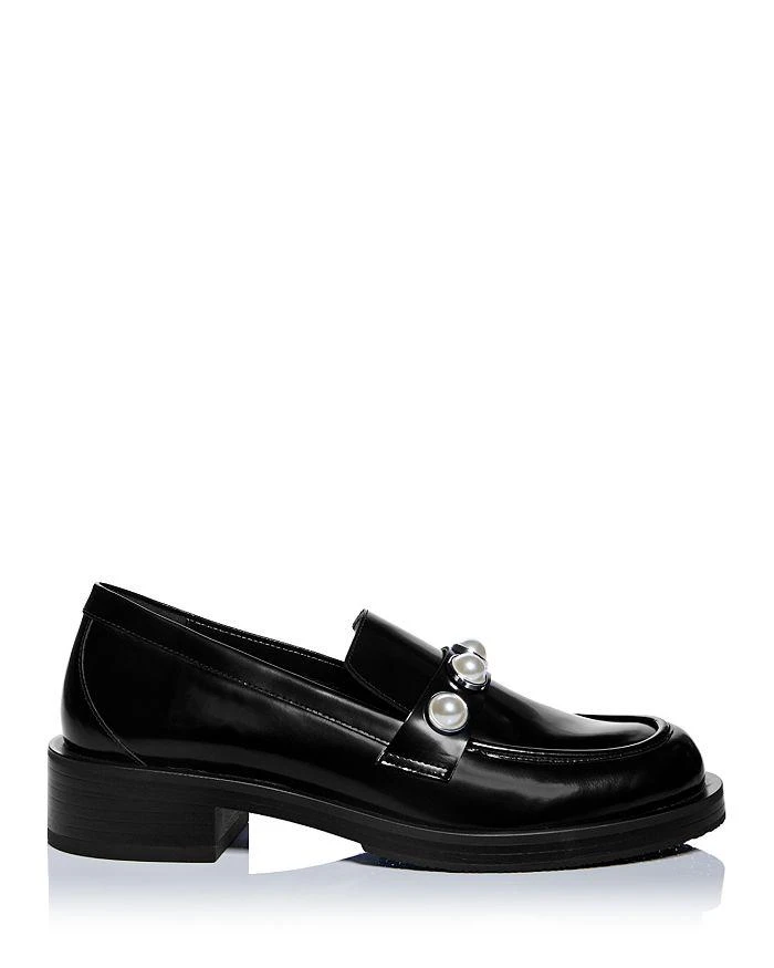 商品Stuart Weitzman|Women's Portia Bold Slip On Embellished Loafer Flats,价格¥2087,第2张图片详细描述