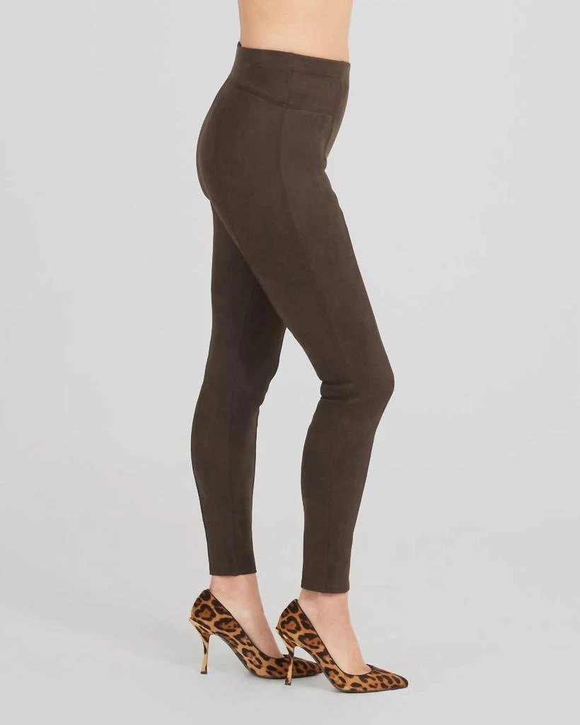 商品SPANX|Faux Suede Leggings In Chocolate Brown,价格¥580,第1张图片