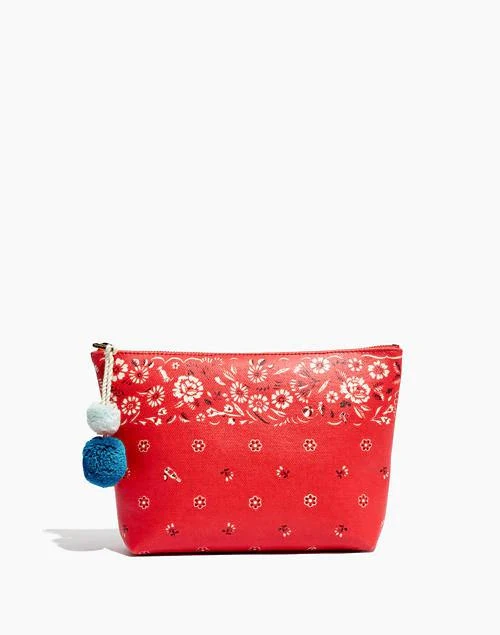 商品Madewell|小号Pom-Pom 拉链零钱袋,价格¥158,第1张图片