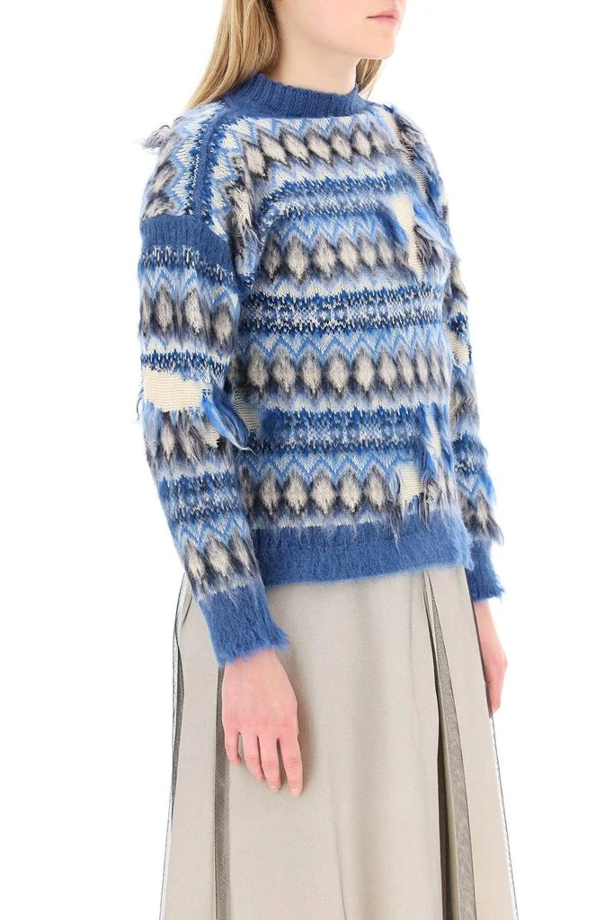 商品MAISON MARGIELA|DISTRESSED FAIR-SILE SWEATER,价格¥3615,第3张图片详细描述