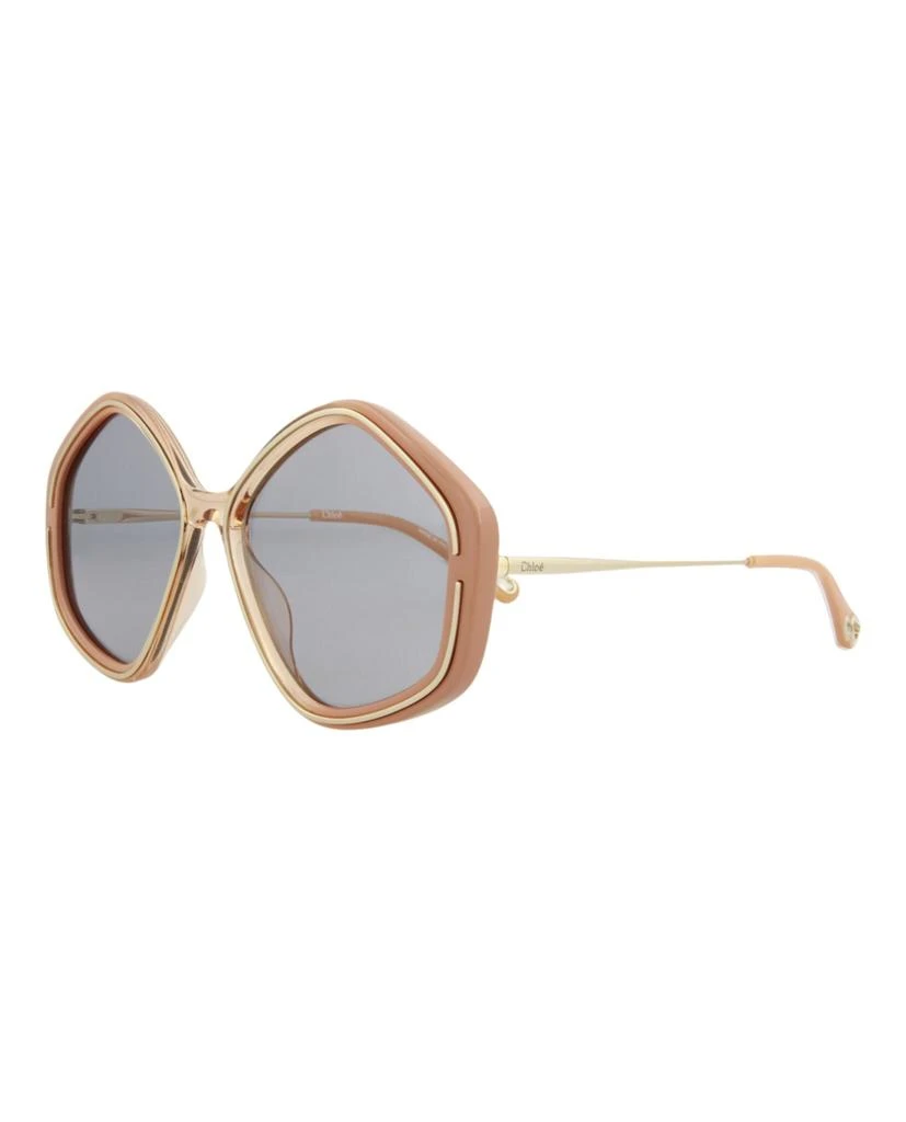 商品Chloé|Square-Frame Bio Injection Sunglasses,价格¥902,第2张图片详细描述