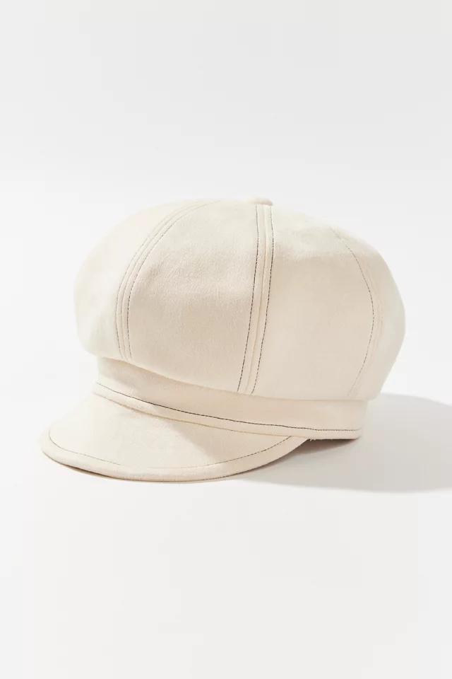 商品Urban Outfitters|Frankie Suede Cabbie Hat,价格¥270,第1张图片