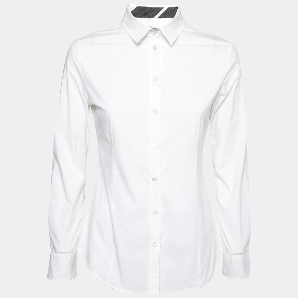商品[二手商品] Burberry|Burberry White Cotton Button Front Shirt S,价格¥907,第1张图片
