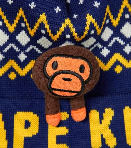 商品BAPE Kids|Baby Milo®毛绒娃娃便帽,价格¥411,第2张图片详细描述