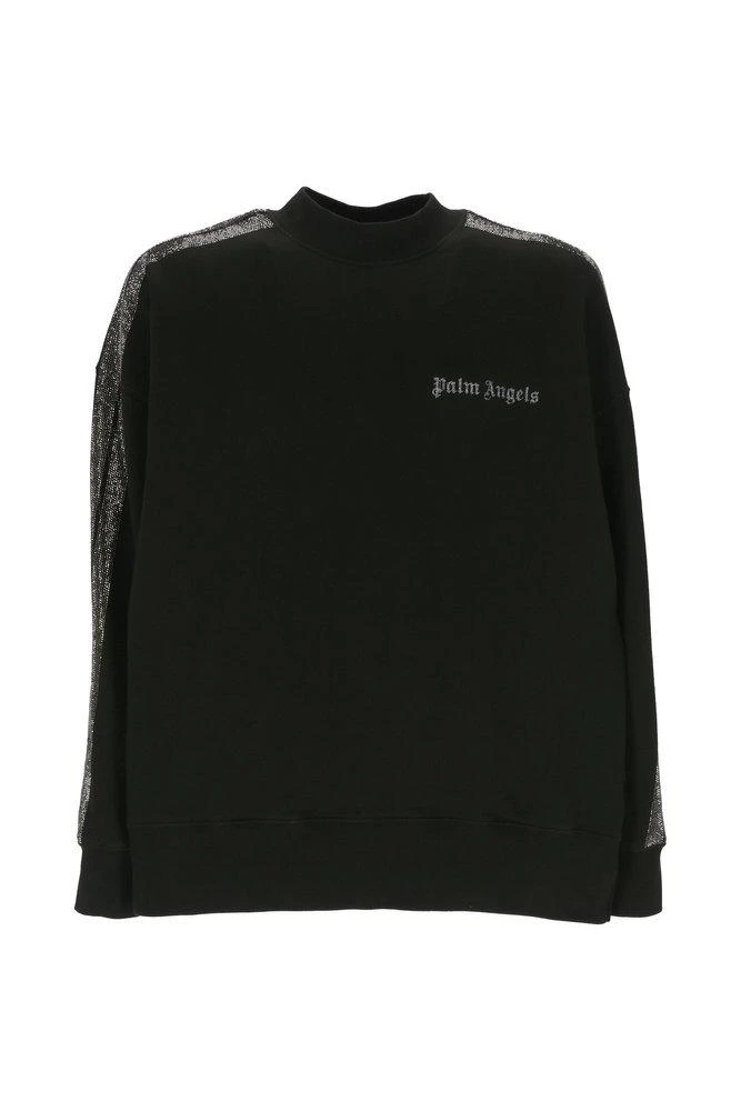 商品Palm Angels|Palm Angels Dlitter Detailed Logo Printed Sweatshirt,价格¥4994,第1张图片