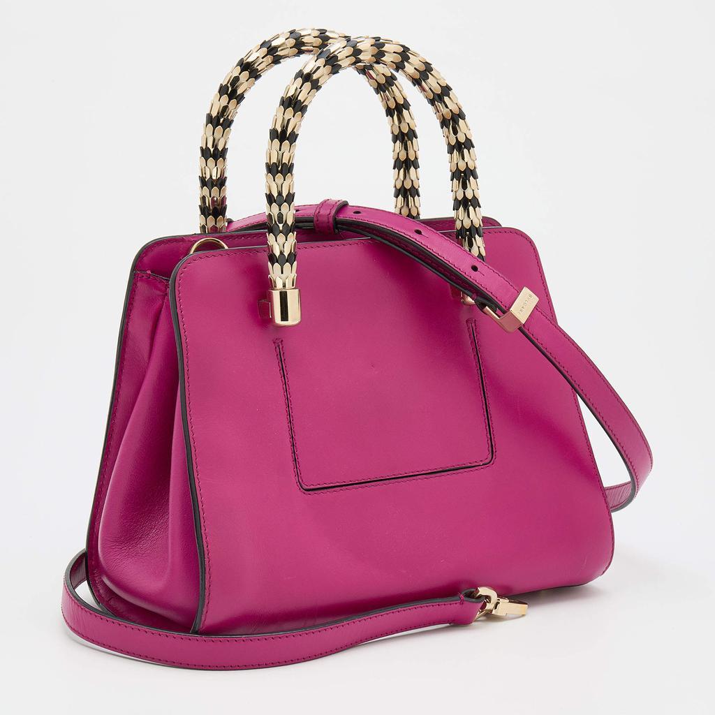 商品[二手商品] BVLGARI|Bvlgari Pink Leather Serpenti Tote,价格¥12539,第5张图片详细描述