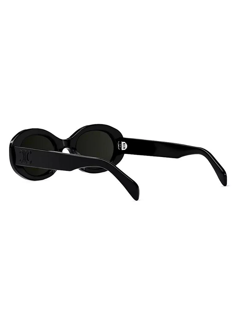 商品Celine|52MM Triomphe Oval Sunglasses,价格¥3830,第4张图片详细描述