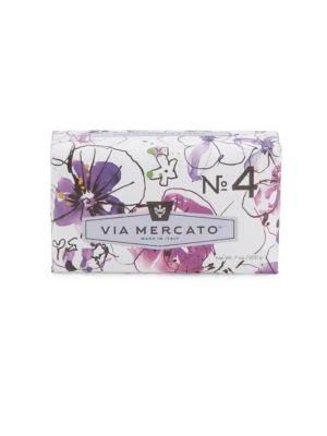 商品Via Mercato|Violets, Magnolia & Amber Soap,价格¥56,第1张图片