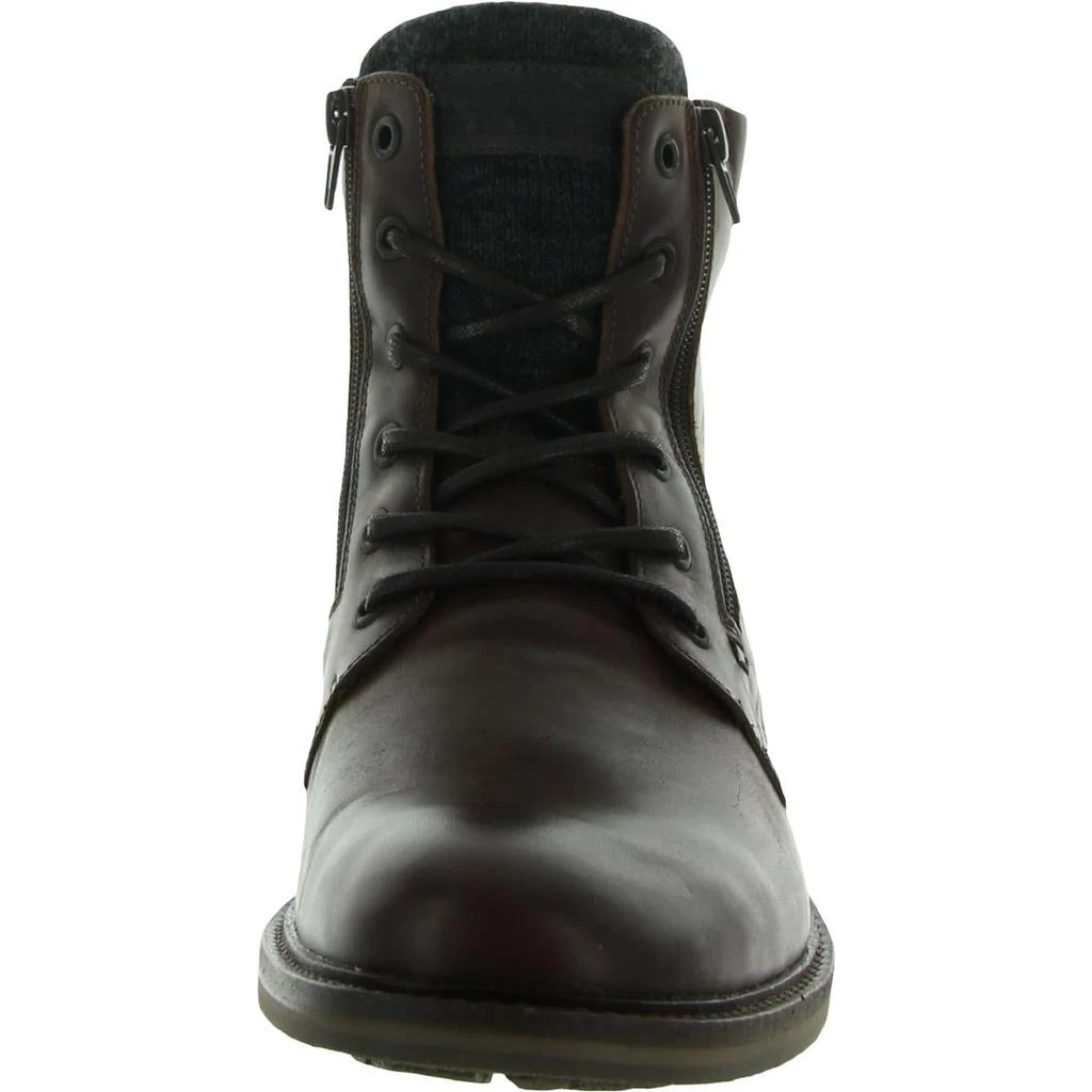 商品Steve Madden|Steve Madden Mens Millennium Leather Lace Up Ankle Boots,价格¥354,第2张图片详细描述