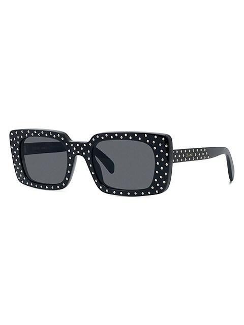 商品Celine|51MM Rectangular Sunglasses,价格¥4805,第4张图片详细描述