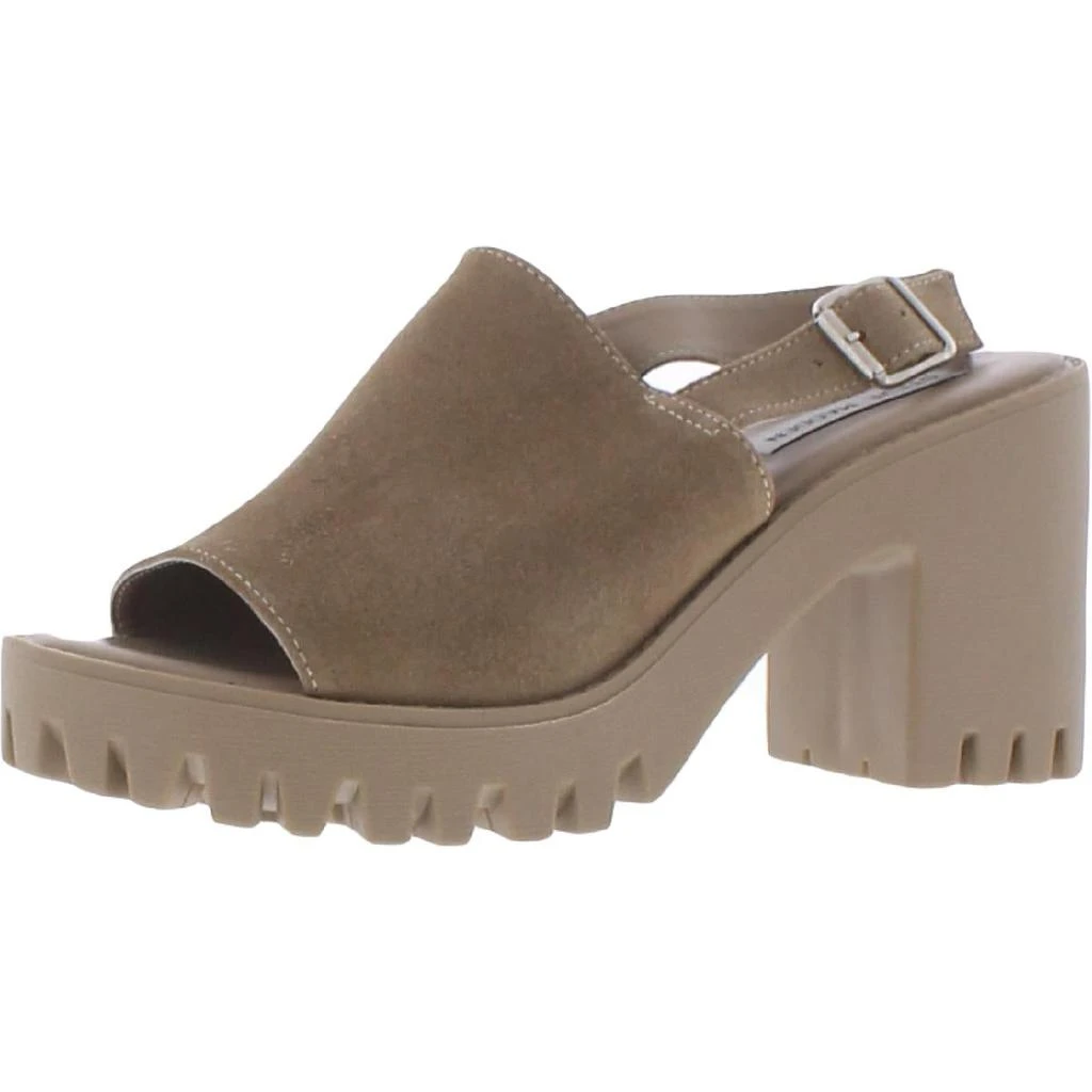 商品Steve Madden|Steve Madden Womens Sunnyside Lugged Sole Slingback Heel Sandals,价格¥274,第1张图片