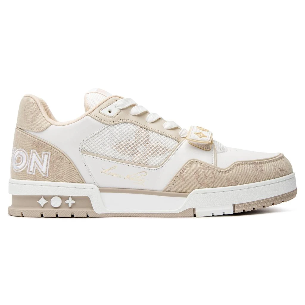 商品Louis Vuitton|Louis Vuitton LV Monogram Beige Sneaker,价格¥14922,第1张图片