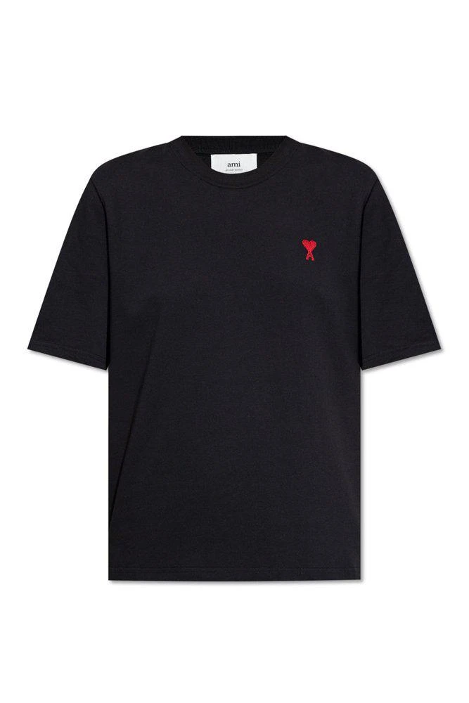 商品AMI|AMI Logo Heart Crewneck T-Shirt,价格¥1129,第1张图片