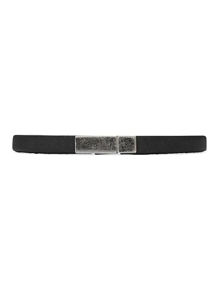 商品Yves Saint Laurent|Plaque Bracelet in Leather,价格¥2035,第2张图片详细描述